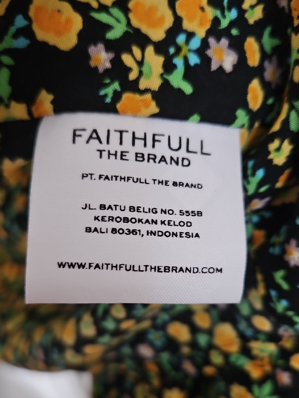 Anthropologie Faithfull The Brand Nari Wrap Top Floral Tie Waist Blouse Sz 2/XS - Picture 10 of 11
